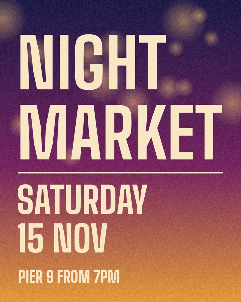 Night market poster, After