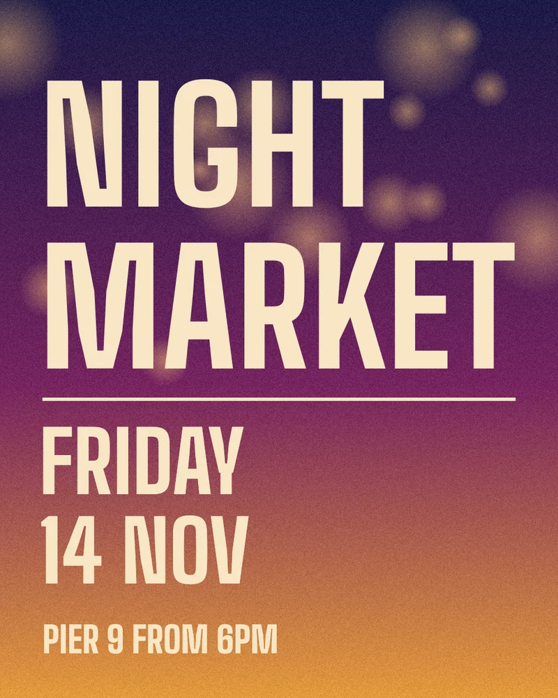 Night market poster, Before